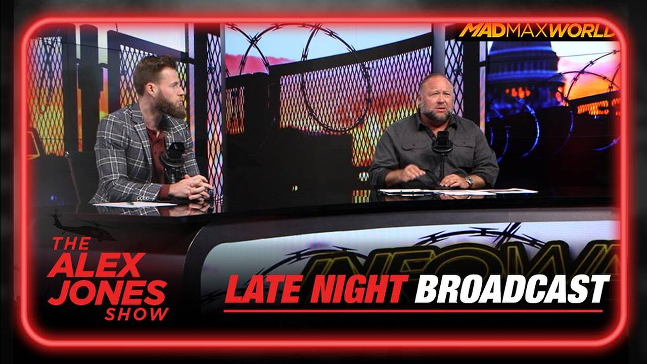 FULL LATE NIGHT BROADCAST: Alex Jones Provides Live Coverage Of Tucker