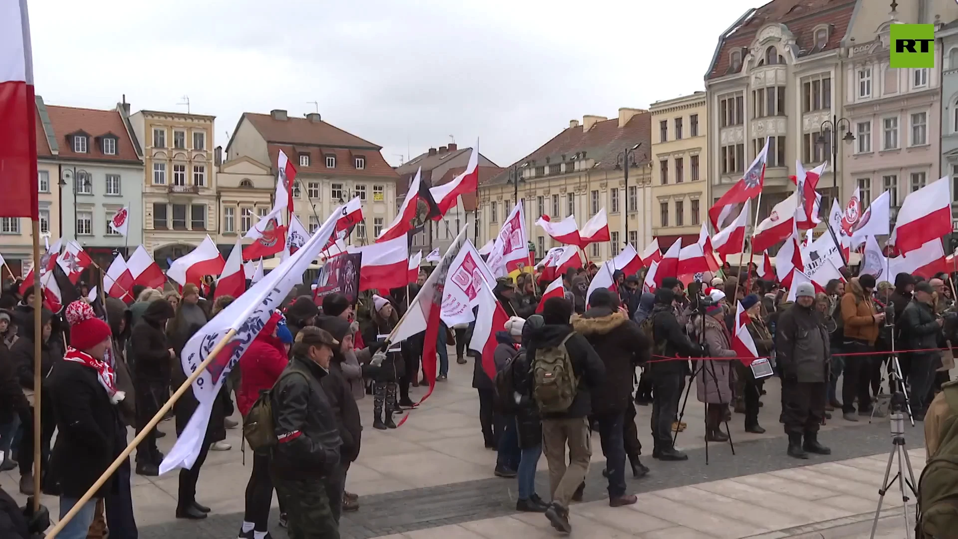 Anti-NATO rally | Poles protest participation in Russia-Ukraine conflict