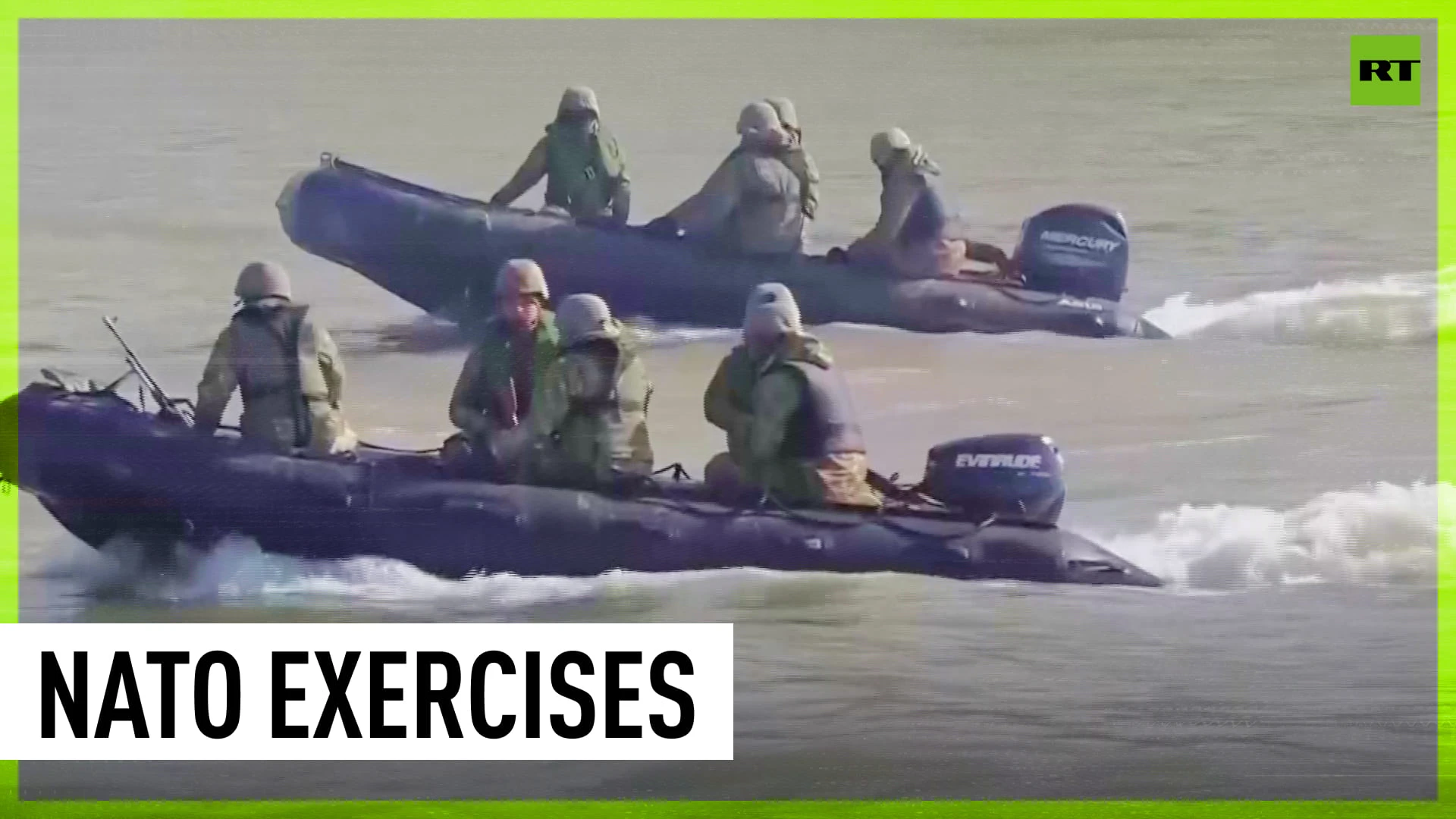 NATO troops hold drills on Danube River in Romania