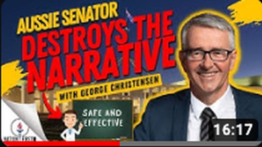 Aussie Senator Destroys The Narrative!