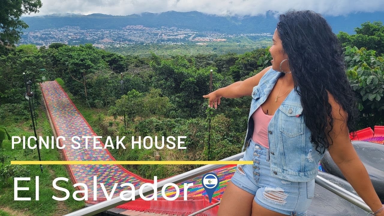 Rainbow Slide - Picnic Steak House, El Salvador ?? #BlackManTravels