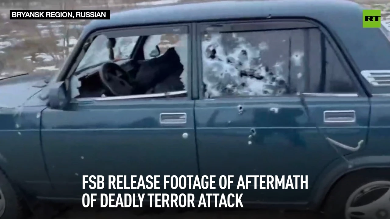 FSB releases footage of deadly terror attack aftermath