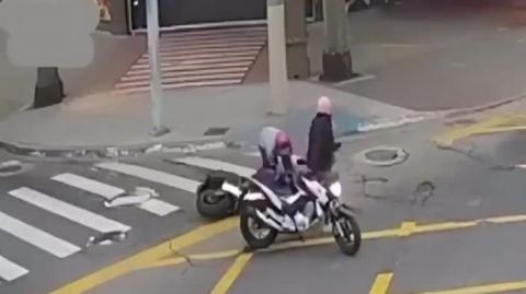 Brazilian Bike Robbery Fall