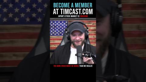 Timcast IRL - Japan's Stock Market Is Crashing #shorts