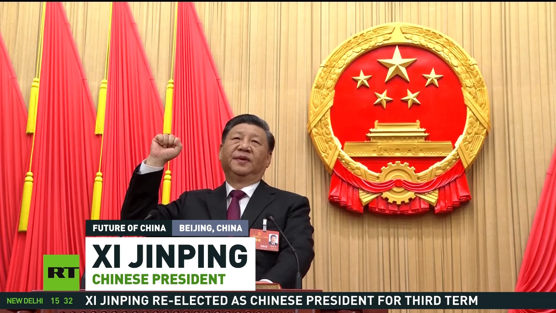 Xi Jinping makes history as China's 1st President re-elected for third term