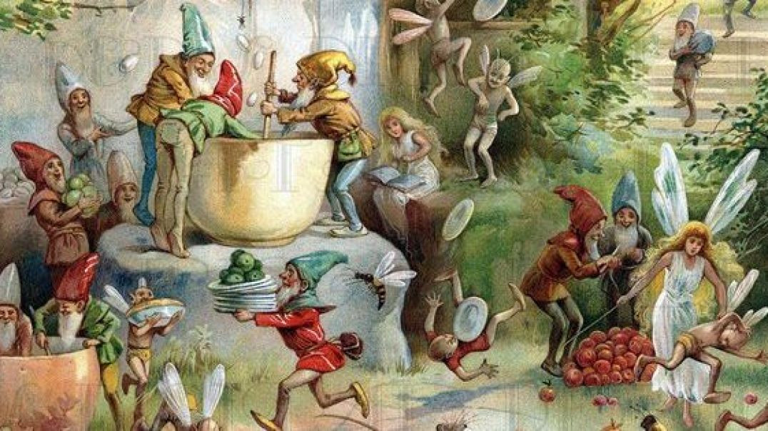 ELVES AND FAIRIES CLAIMED TO BE FOUND IN A BASEMENT