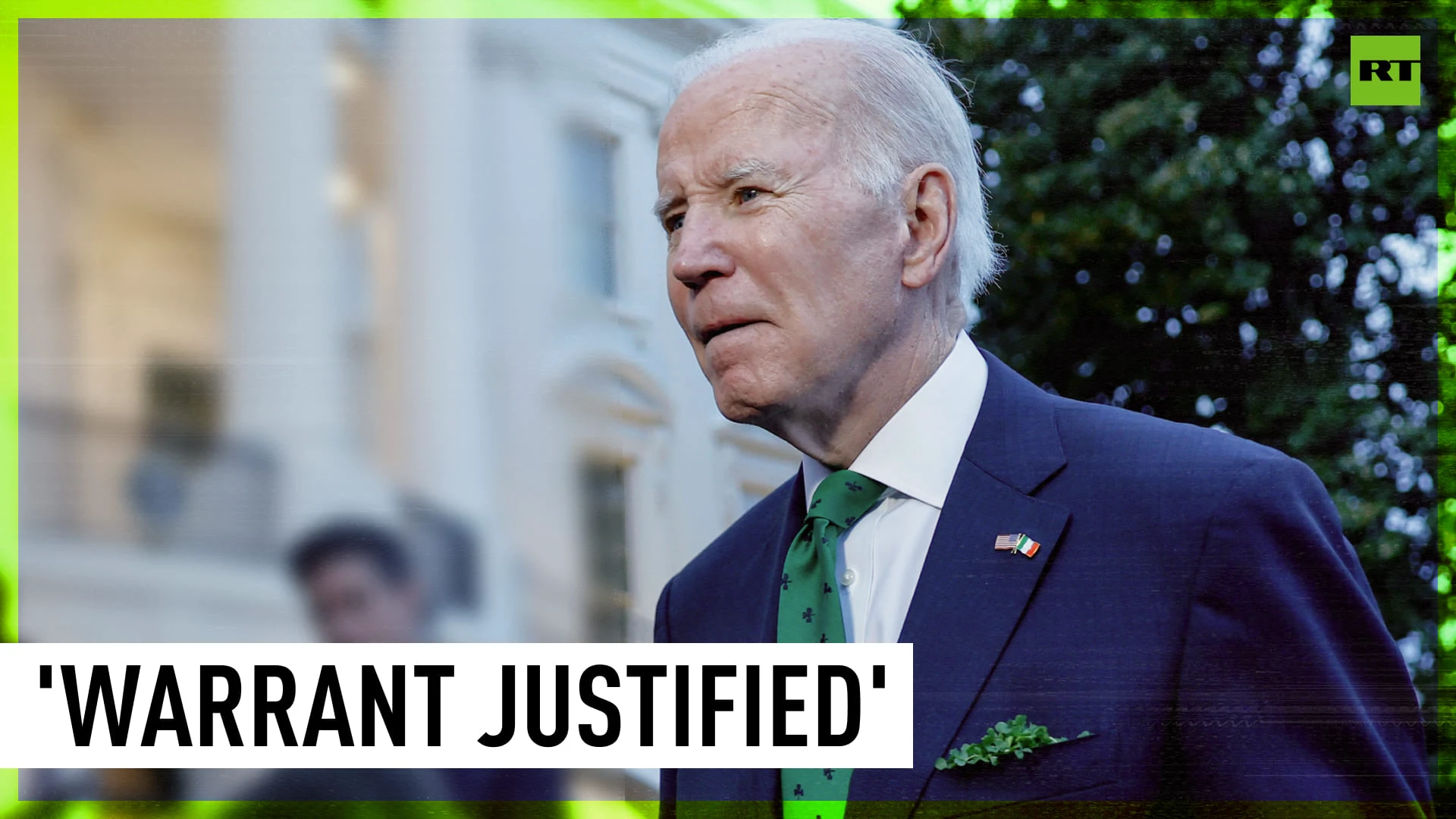 Green with.....Joy! | Biden celebrates Putin's 'arrest warrant'