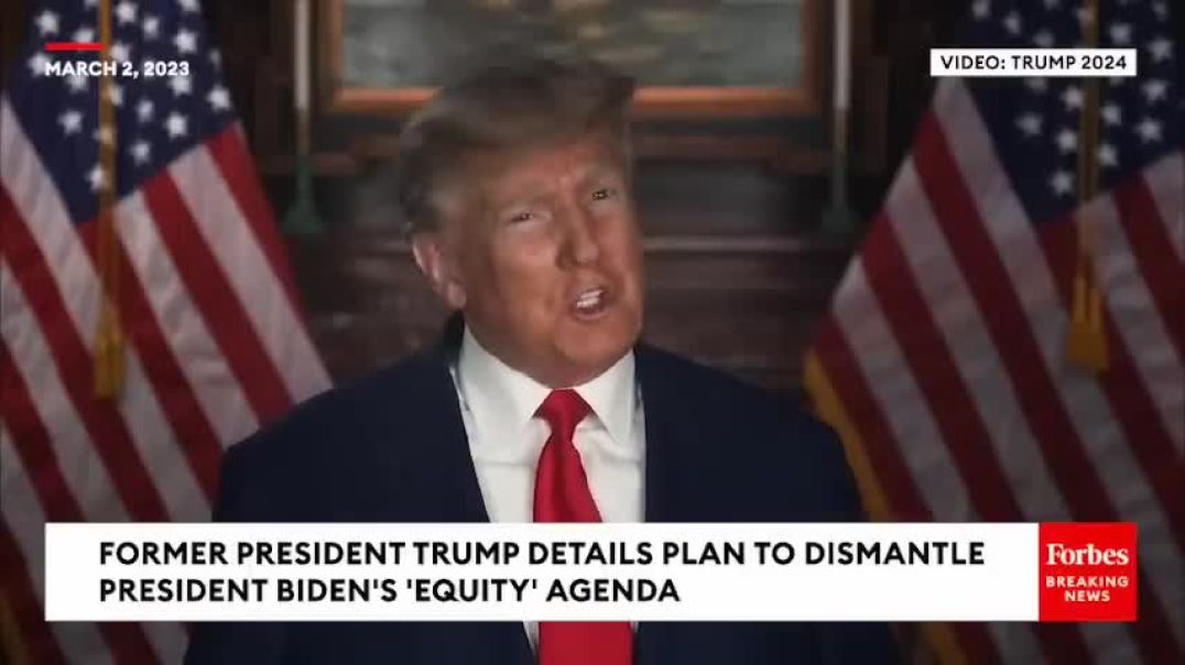 JUST IN: Trump Rips Biden's 'Marxist Equity' Plan, Details Blueprint To End 'Woke Takeover' Of 