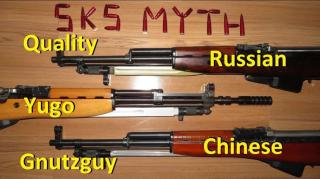 SKS Myth, Yugo best quality vs. Russian & Chinese. M59/66A1.