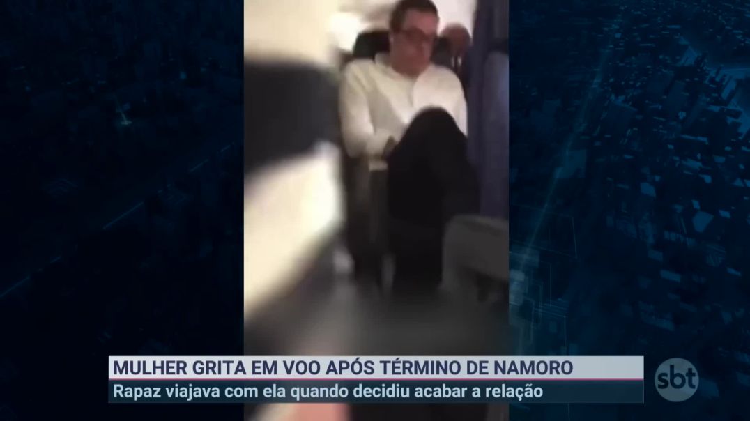 E SE FOSSE O CONTRÁRIO ?  ESCÂNDALO EM PLENO VÔO - ELE NÃO QUER MAIS ME COMER ! ouçam as falas da Repórter ESTIMULANDO T