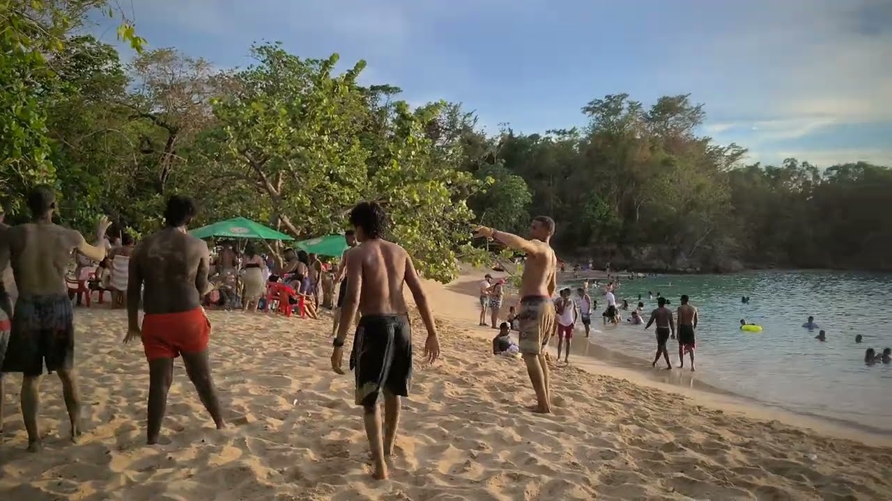 Lazy Beach Day in Rio San Juan, Dominican Republic ??