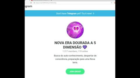 Modus operandi do estelionato do GESARA/NESARA no Telegram #4
