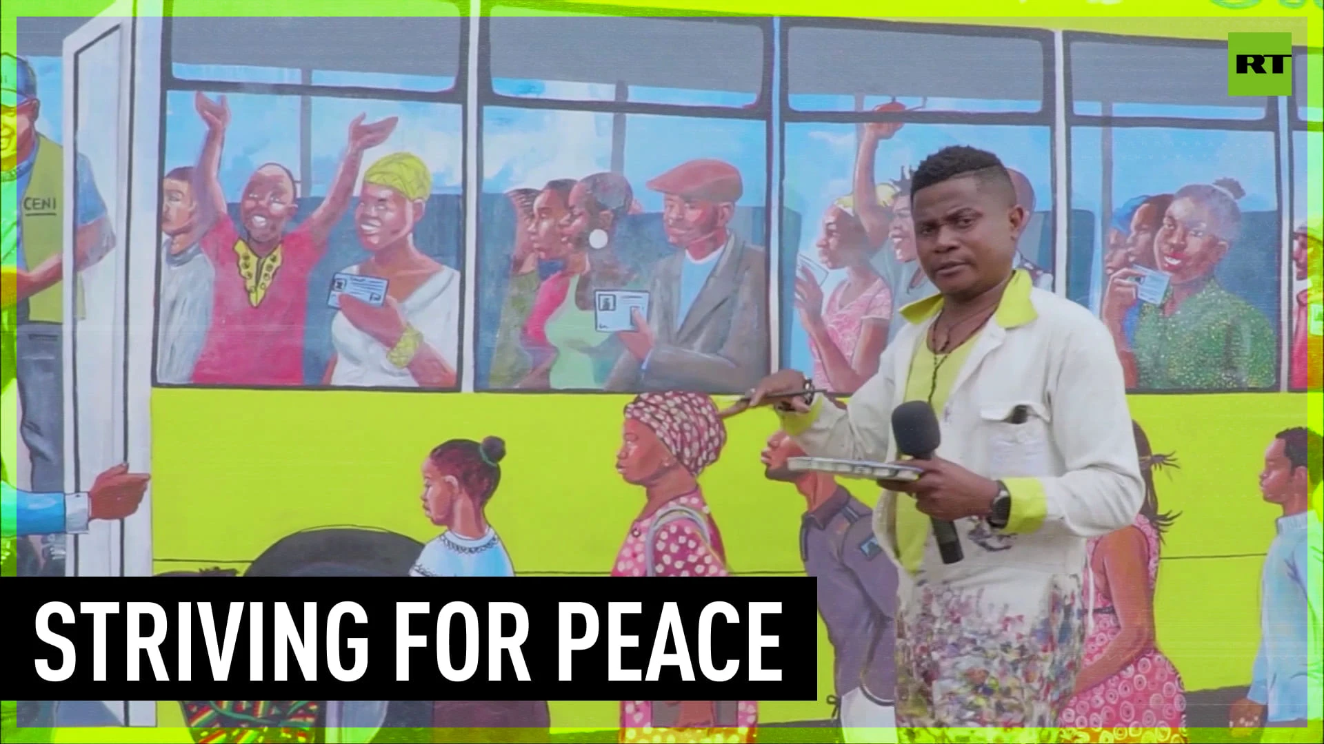 DRC street artists spread message of peace via murals