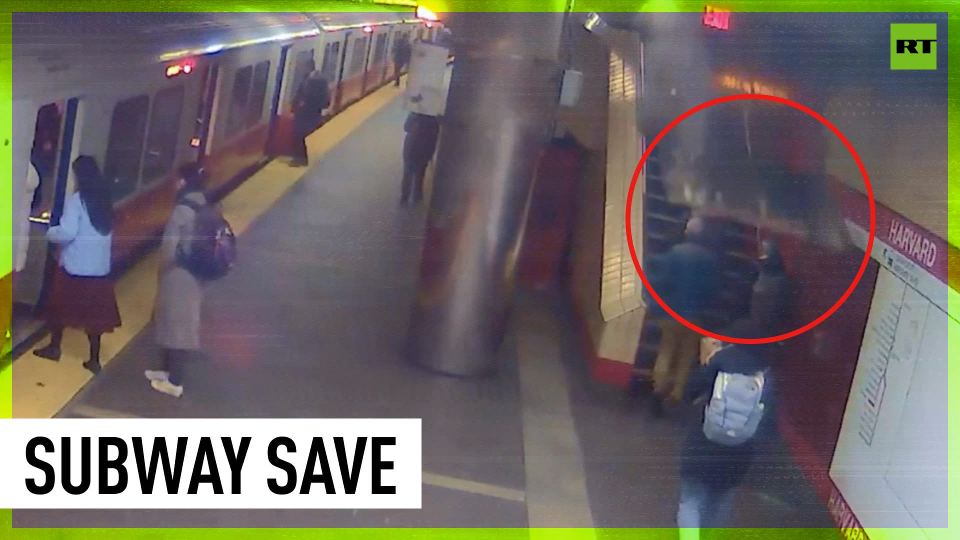 Subway miracle: Woman avoids being hit by falling ceiling panel in Boston