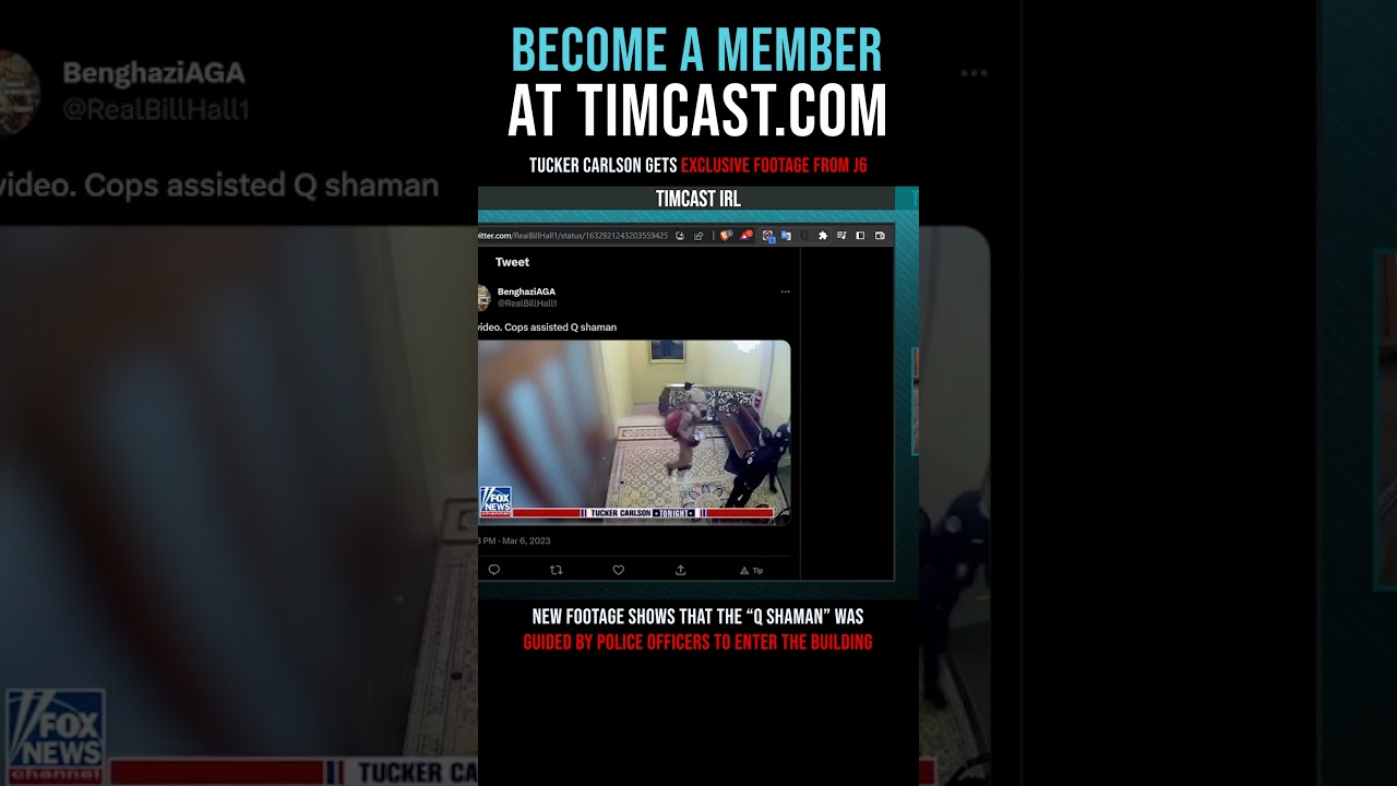 Timcast IRL - Tucker Carlson Gets Exclusive Footage From J6 #shorts