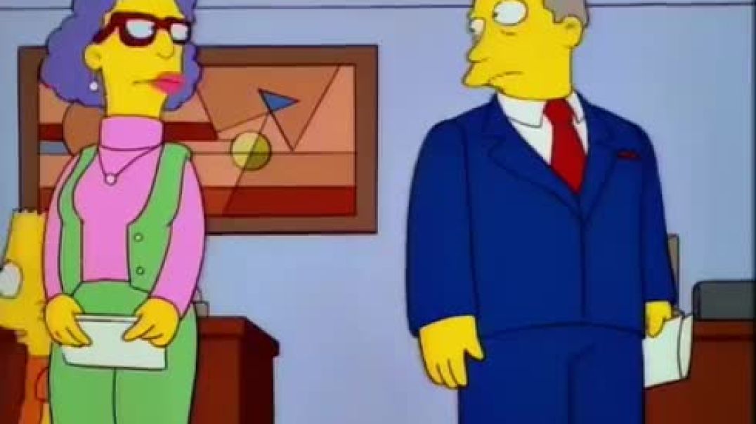 The Simpsons Tv series :"What do you mean the bank is out of money ?"