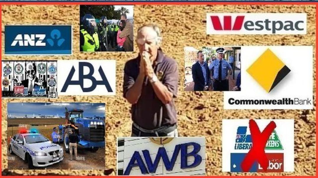 Fake courts fake cops fake government Rod kicking Goals for farmers in Australia