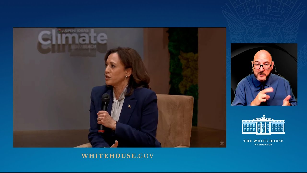 Vice President Harris Participates in a Moderated Conversation Focused on Climate