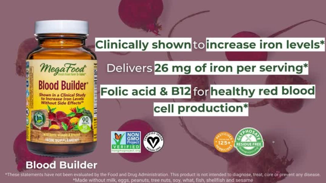 MegaFood Blood Builder - Iron Supplement