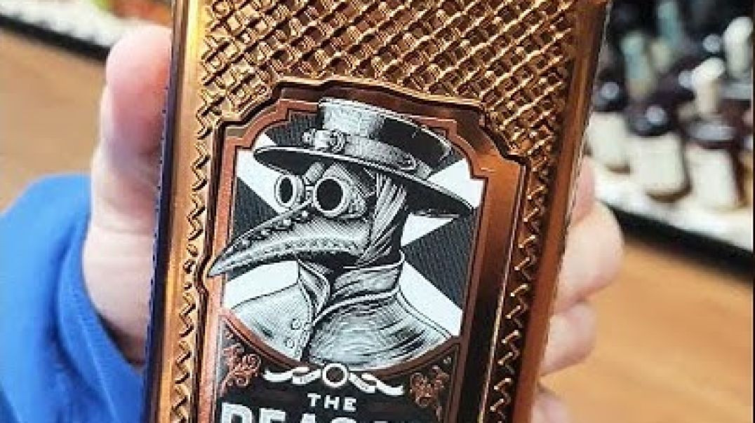 normalising birds' head haggadah jew plague doctor icon on Deacon whiskey