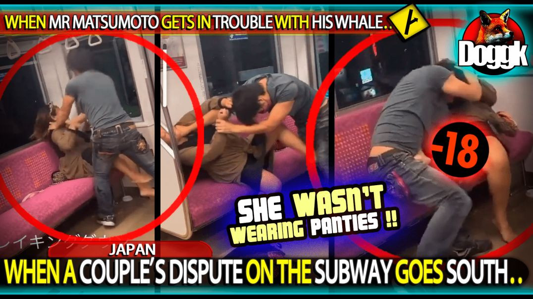 WHEN A COUPLE'S DISPUTE ON THE SUBWAY GOES WRONG.. (JAPAN)