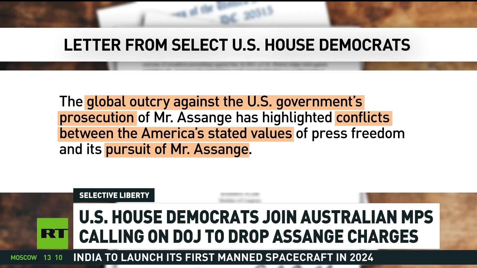 Dems urge Biden to drop Julian Assange charges