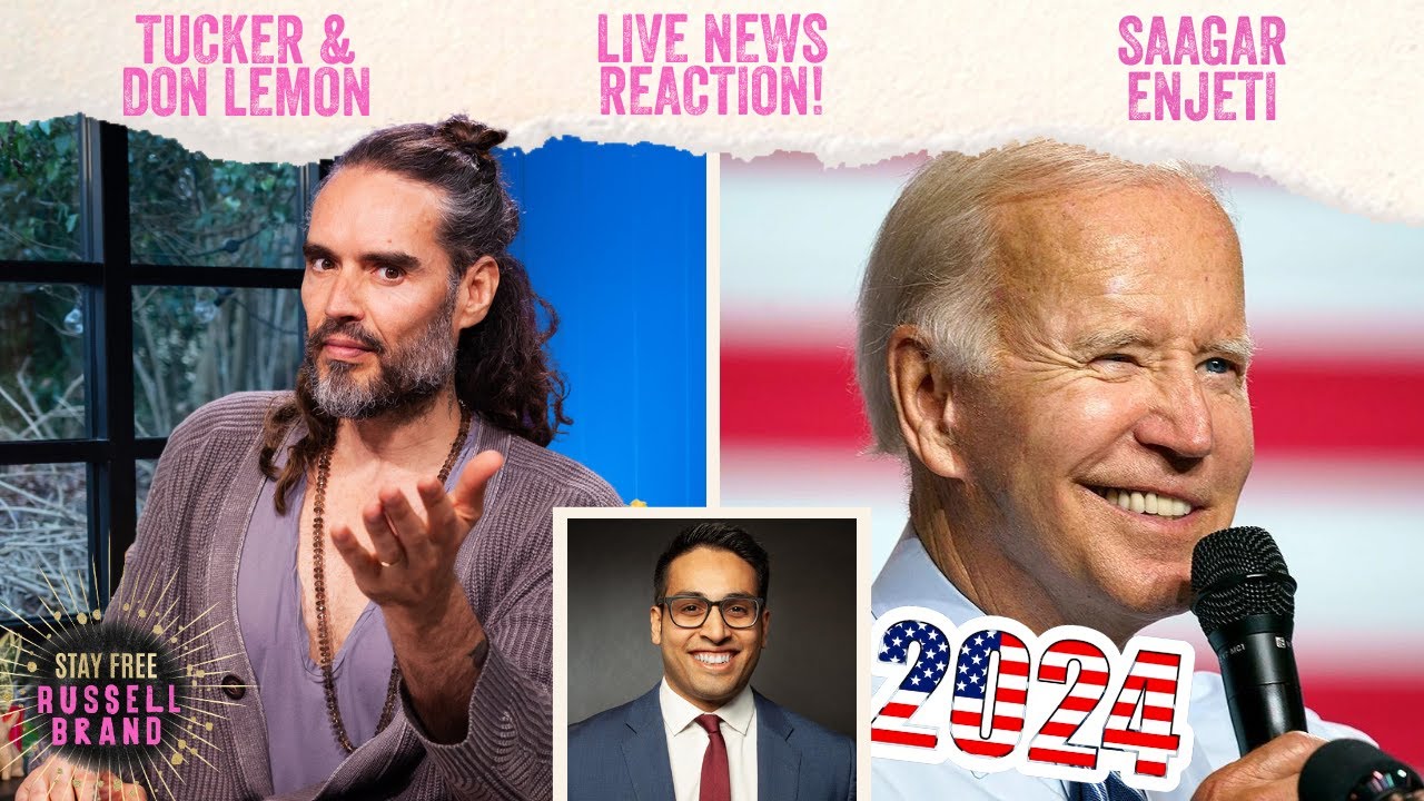 FFS…SLEEPY JOE RUNS AGAIN! | Plus Tucker Latest  - #115 - Stay Free With Russell Brand PREVIEW