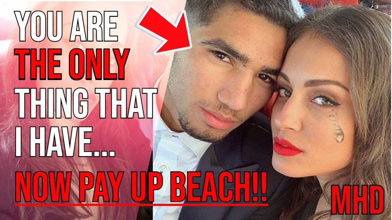 Achraf Hakimi is Set To Receive Half of His Ex Wife's Wealth Because Legally She is Richer Than Him