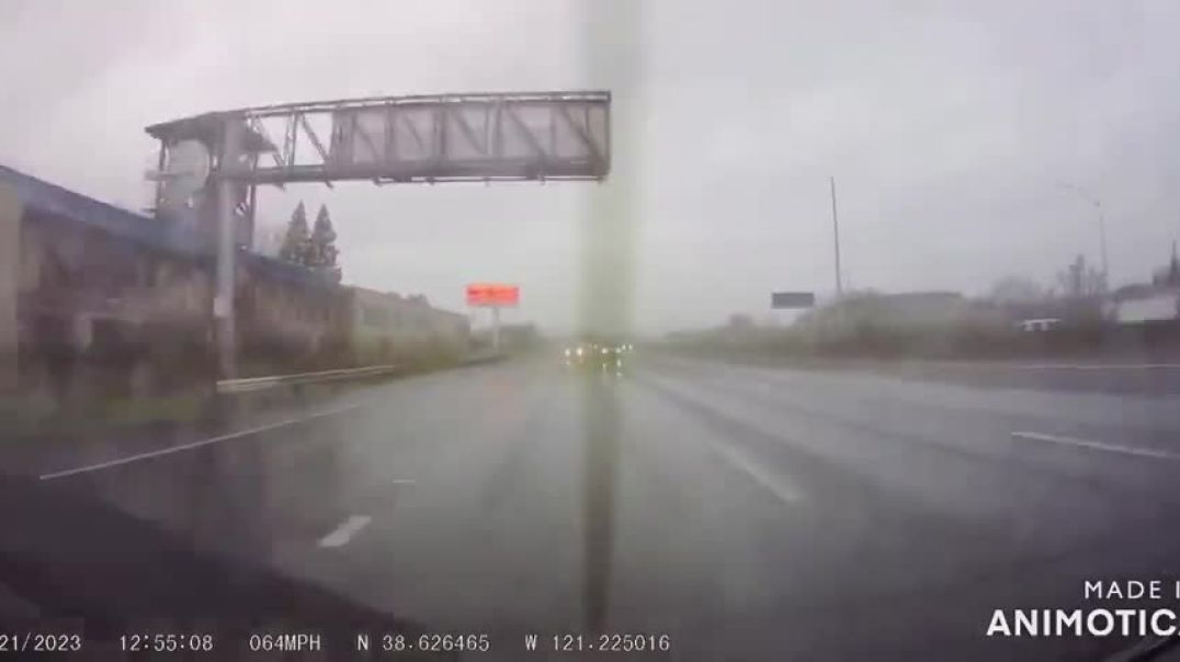 Car Accidentally Slides And Spins
