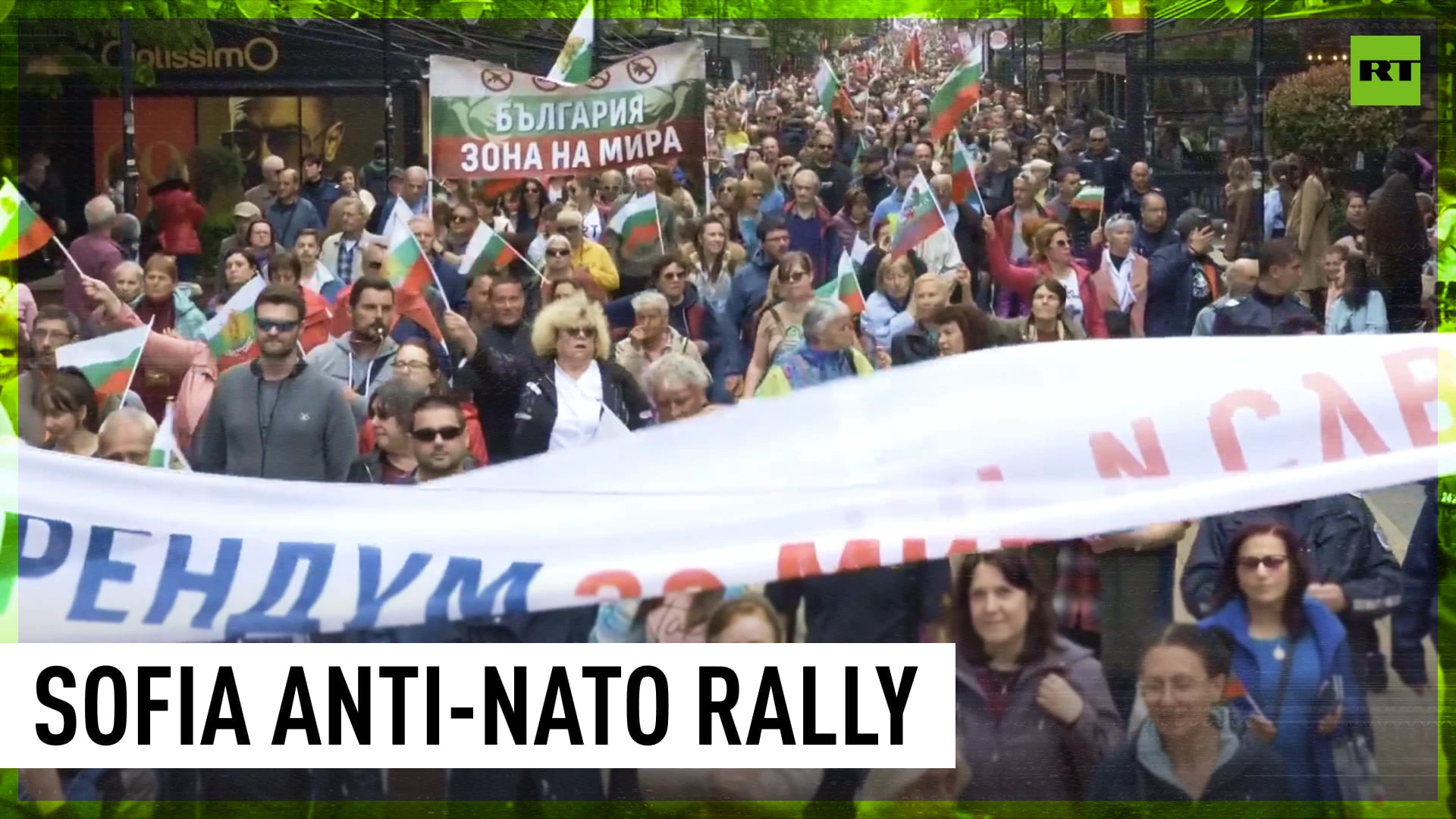 Hundreds rally against NATO in Sofia