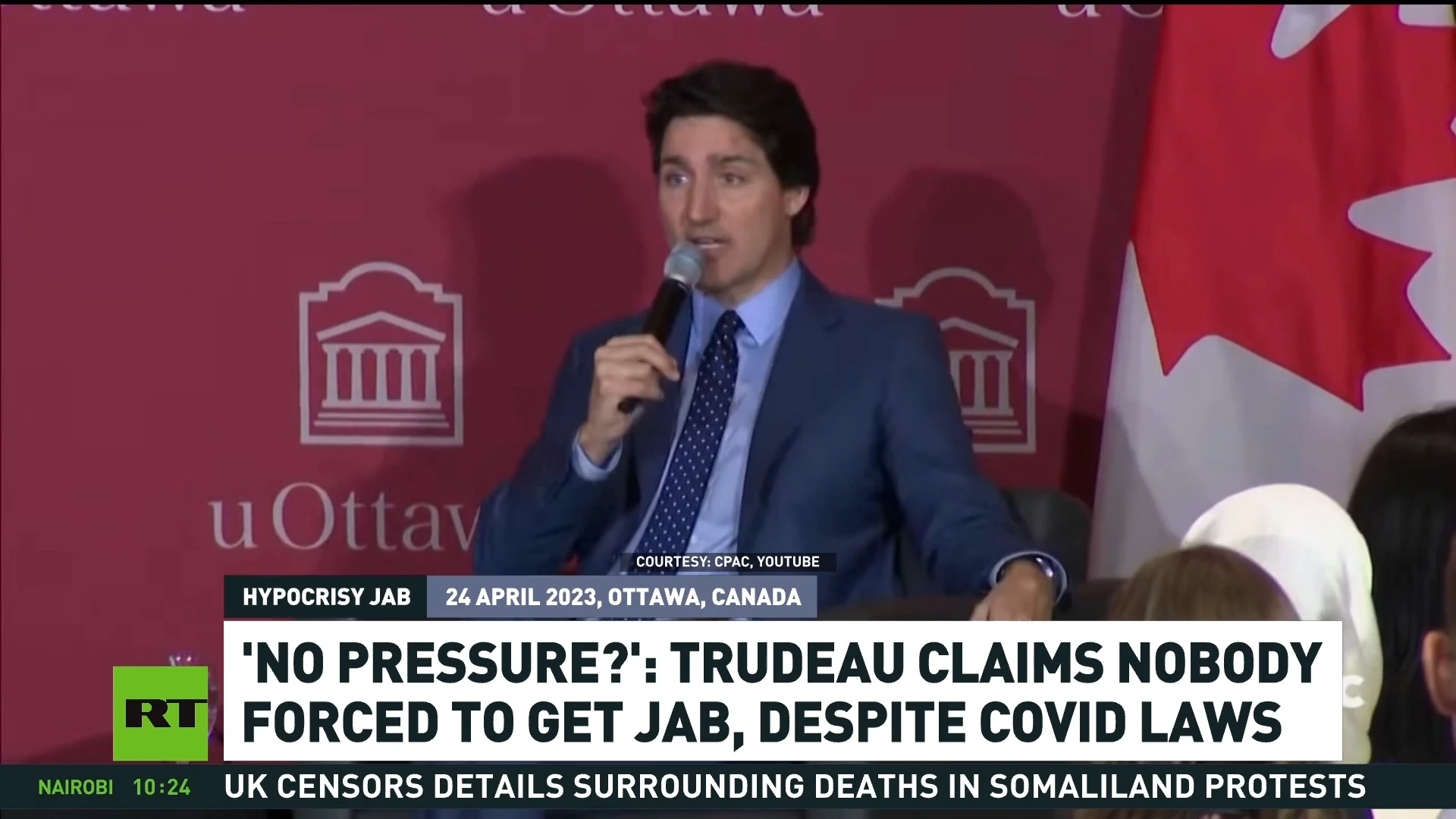 Trudeau lies about never forcing COVID jabs on anyone