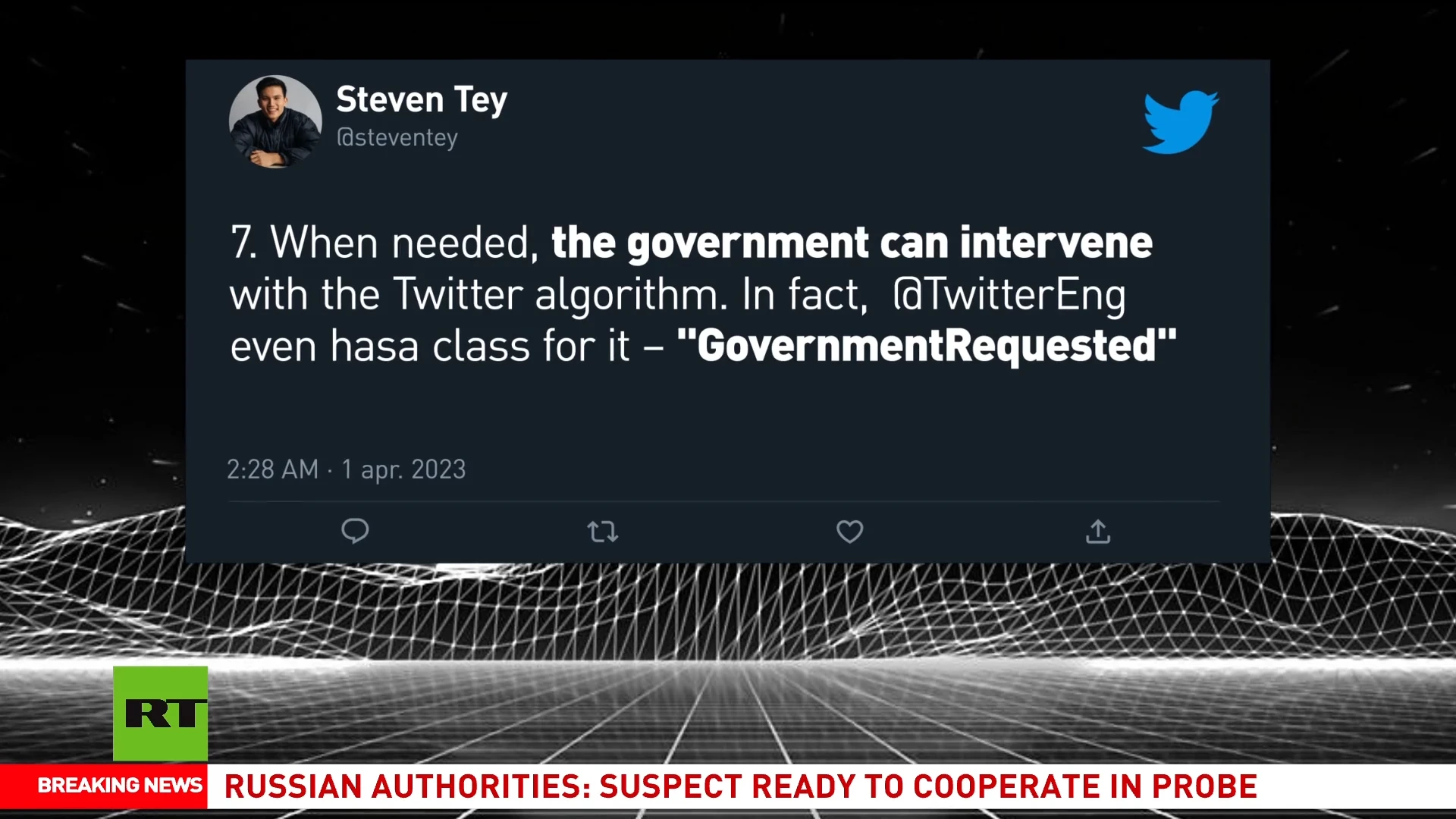 Twitter Files: US govt involved in biased moderation of online content