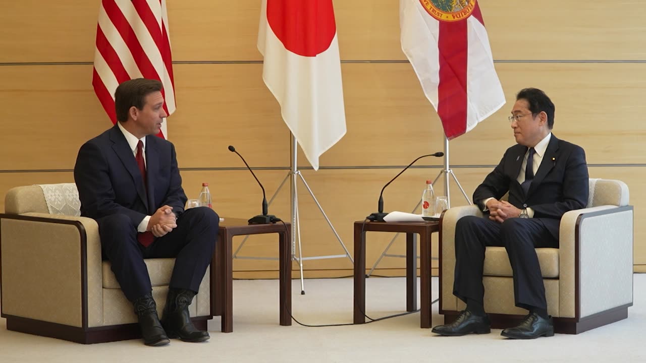 Governor DeSantis Broll Package - Japan