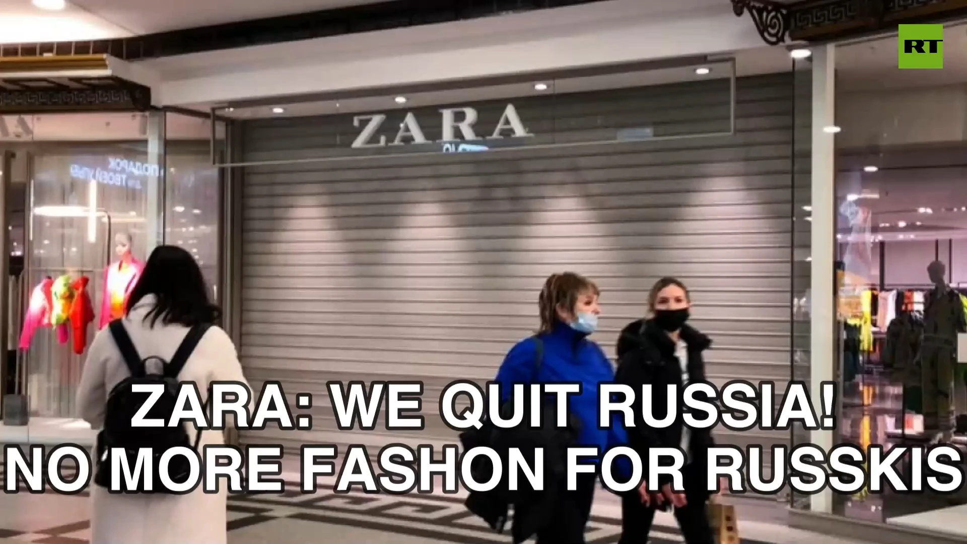 Zara reopens in Russia under new name