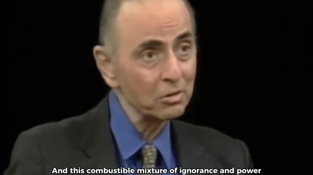 Carl Sagan made this statement during his last interview