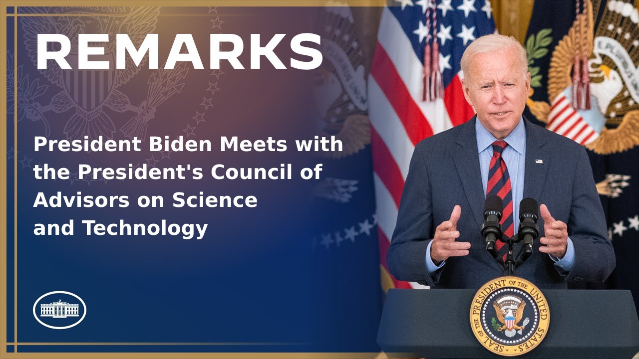 President Biden Meets with the President's Council of Advisors on Science and Technology