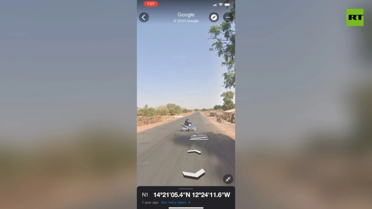 Google Street view car runs over motorcyclist...and chooses to use footage for Street View