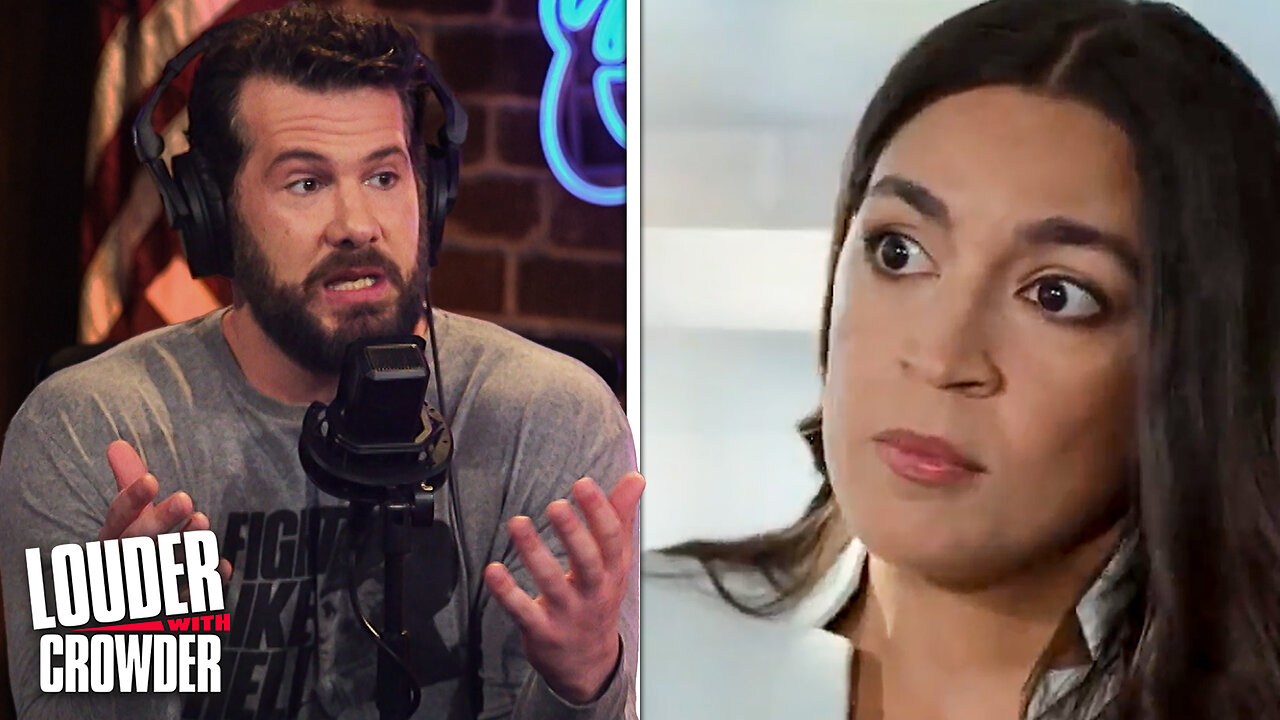 COMMUNIST AOC DEMANDS TUCKER CARLSON BE CENSORED! | Louder with Crowder