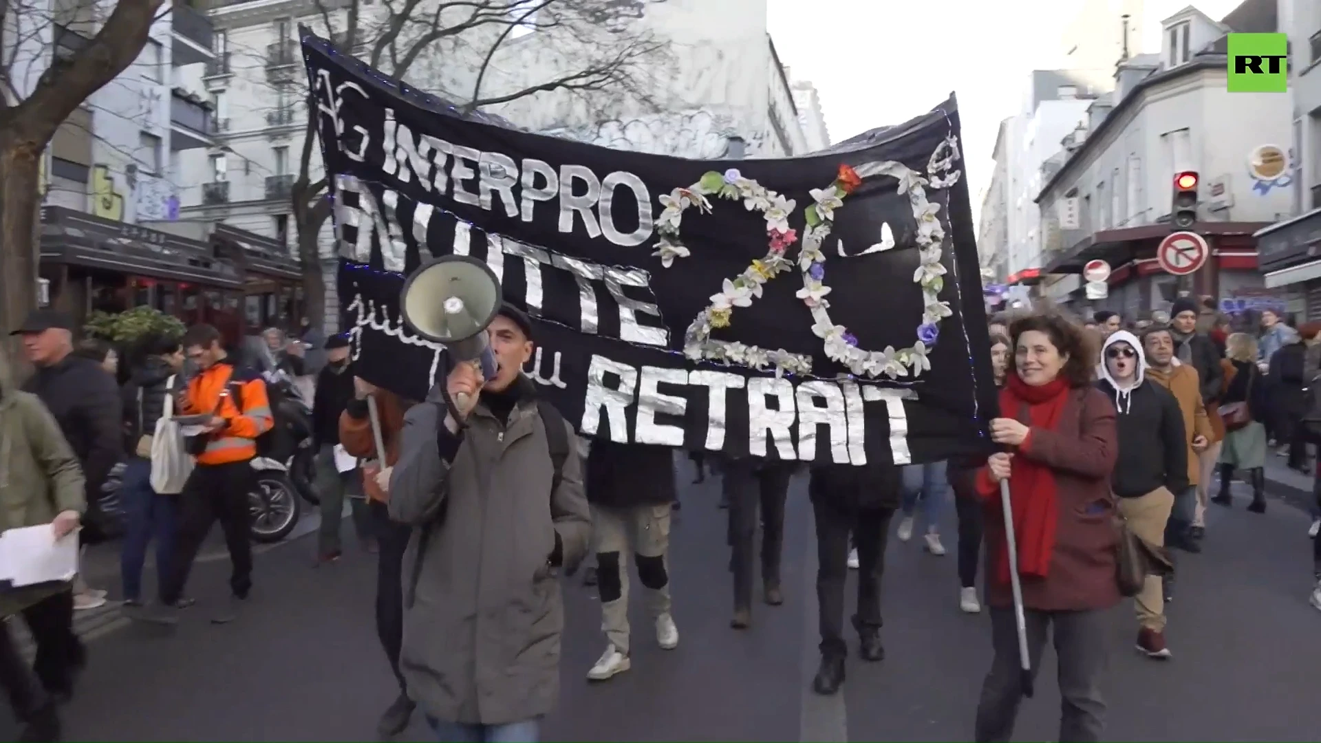 Protesters rally against Macron’s pension reform ahead of 11th nationwide strike