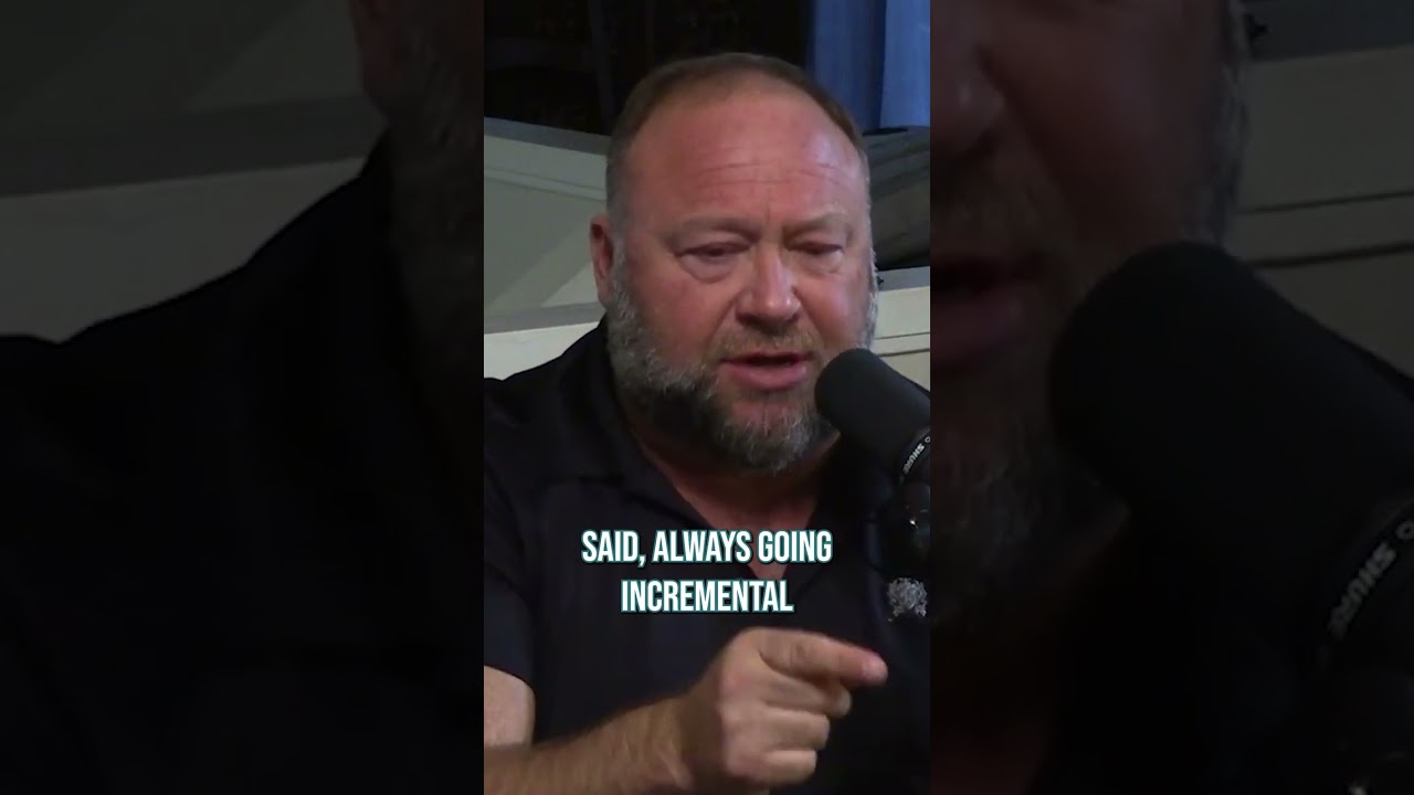 Tim Pool And Alex Jones Explain The Slow, Incremental Steps Of Tyranny #shorts