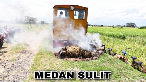 MEMBUKA JALUR YANG SULIT UNTUK DILEWATI KERETA - Malasian Cane Fields Train