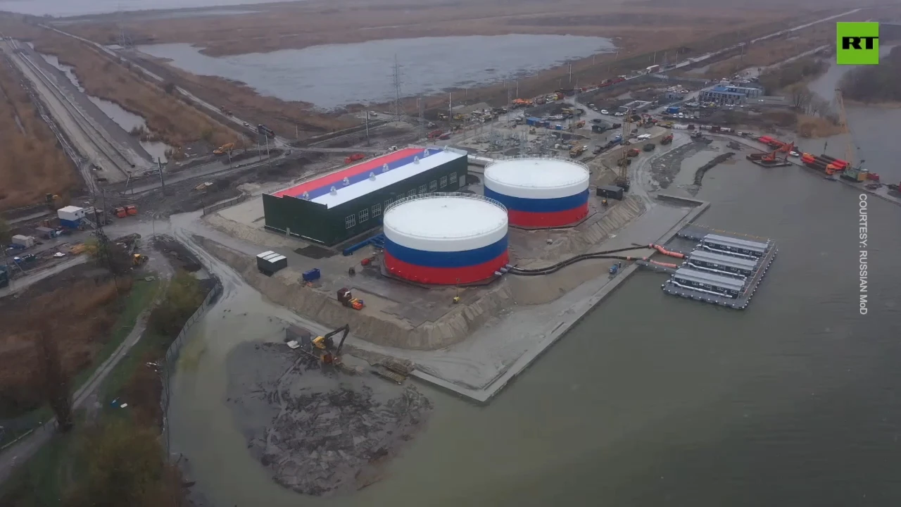 First pumping station for water pipeline to Donbass launches