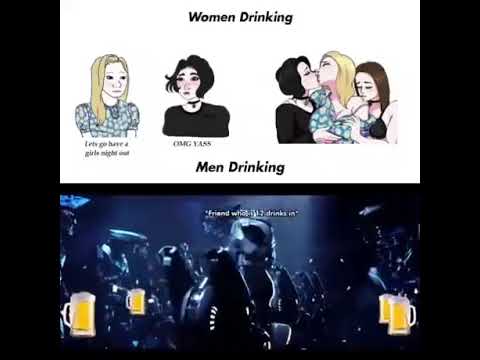 Men Vs Women Drinking