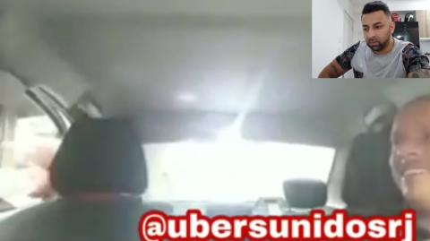 MULHER finge que esta sendo agredida por UBER