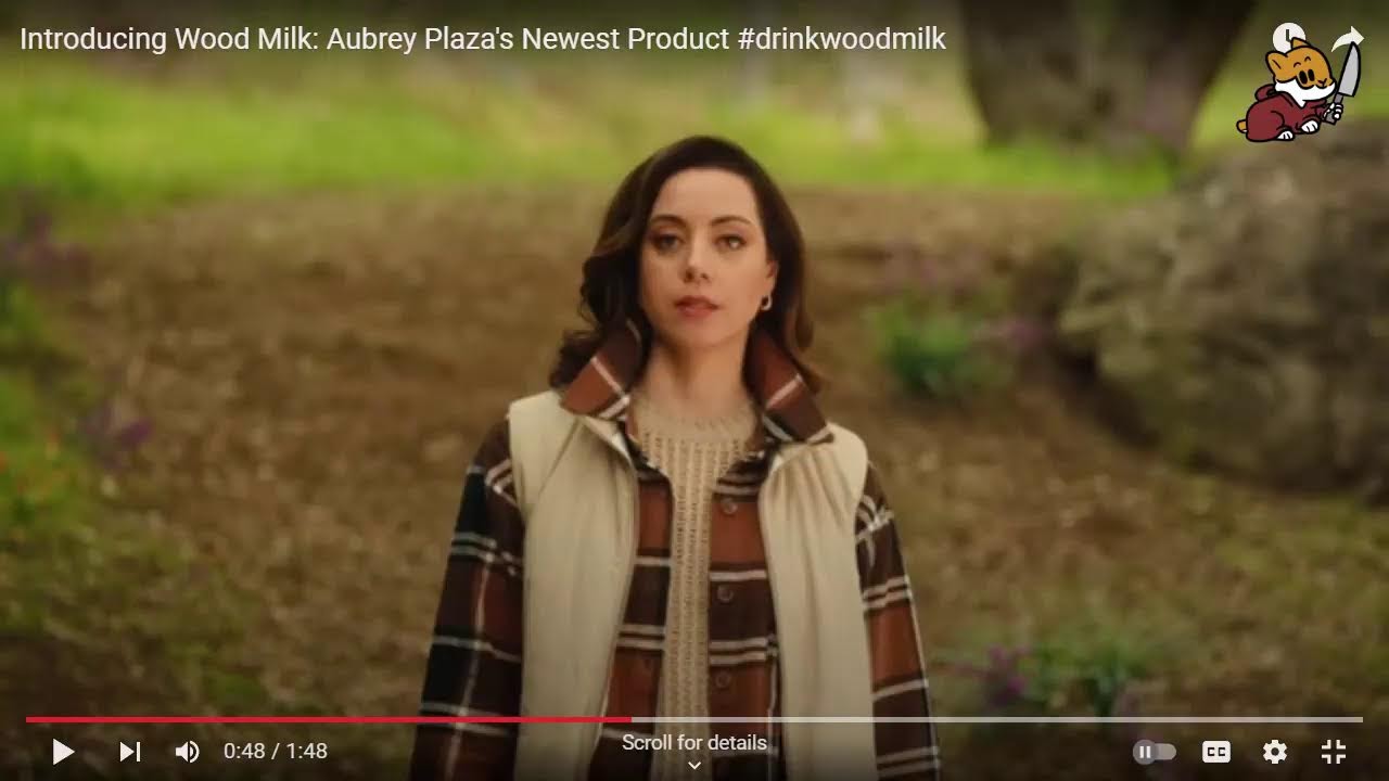 Got Wood? He...hehehe...He Said...like Wood. @aubreyplaza