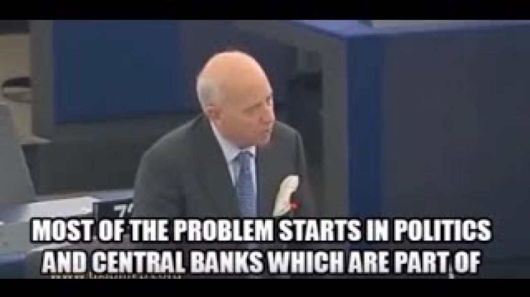 A politician tells the truth about the banking system thieves and greedy politicians