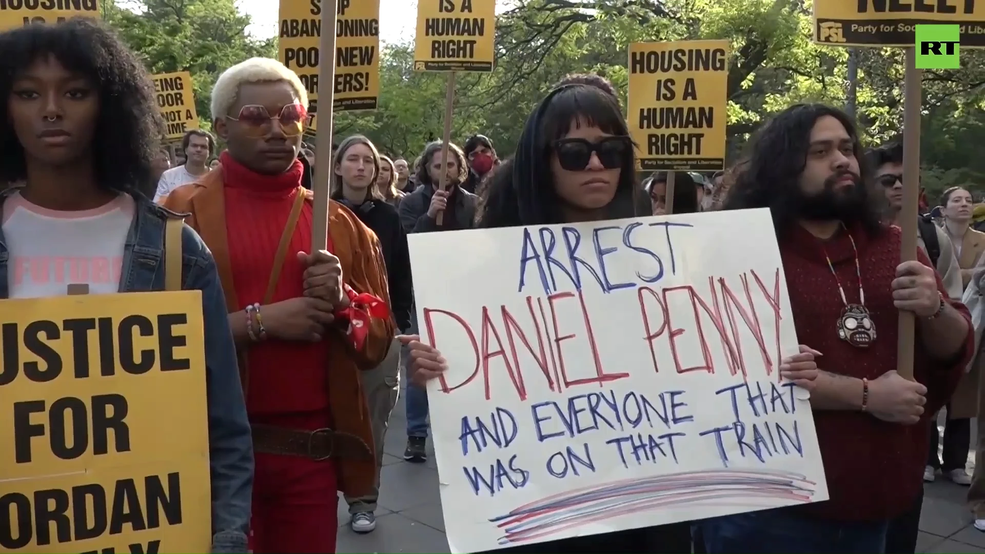 Protesters continue to rally in NYC after homeless man killed on subway