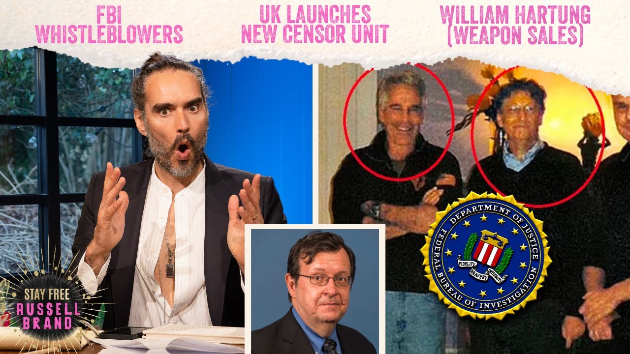 Epstein BLACKMAILED Gates & FBI Whistleblower Revelations! #135 Stay Free With Russell Brand PREVIEW