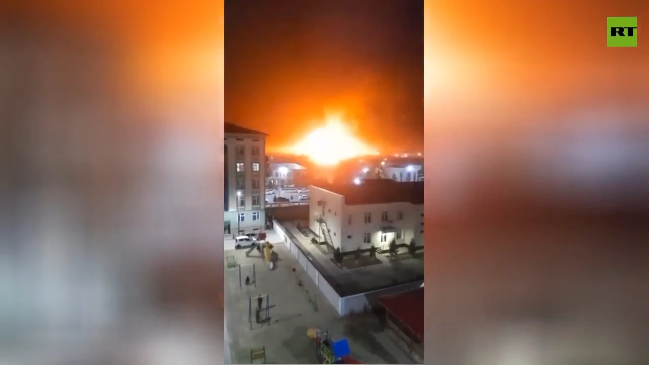 Liquefied gas explosion rocks Samarkand