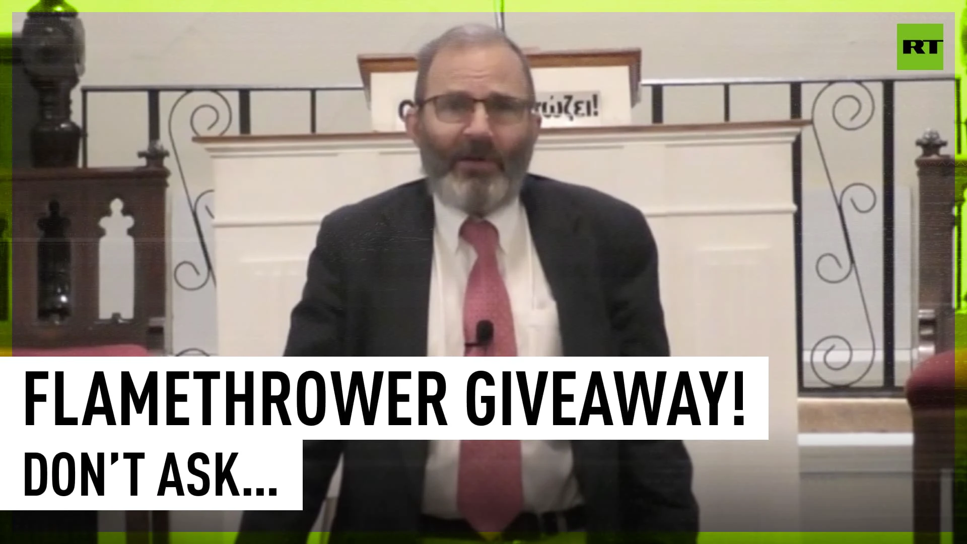 Church giving away AR-15 and flamethrower in raffle